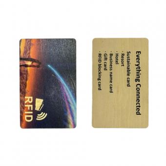 RFID Bamboo Card